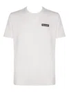 Paul & Shark Embroidered Logo Crew Neck T-shirt With Graphic Back Print In White