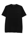 Paul & Shark Embroidered Logo T-shirt In Black