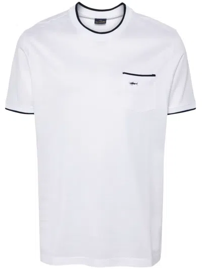 Paul & Shark Embroidered-logo T-shirt In White