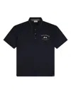 Paul & Shark X-soft Interlock Cotton Polo Shirt With Embroidery In Blue