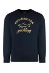 Paul & Shark Logo-embroidered Sweatshirt In Blue