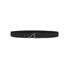 Paul & Shark Fin-buckle Leather Belt In Black