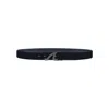 Paul & Shark Fin-buckle Leather Belt In Blue