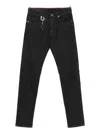 Paul & Shark Jeans Black Rivet In Denim Stretch Organico In Black