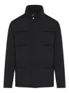 Paul & Shark Flap-pocket Field Jacket In Black