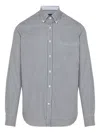 Paul & Shark Hemd Mit Vichy-karomuster In Gray