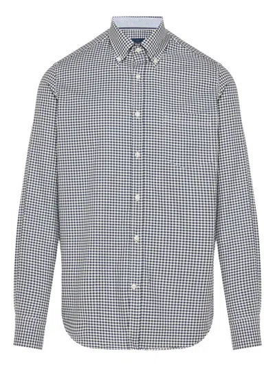 Paul & Shark Hemd Mit Vichy-karomuster In Gray