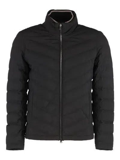 Paul & Shark Goose Down Padded Jacket In Blue