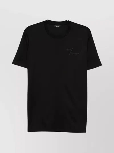PAUL & SHARK GRAPHIC PRINT CREW NECK T-SHIRT