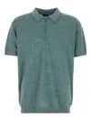Paul & Shark Half-zip Polo Shirt In Green