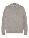 Paul & Shark Half-zip Sweater In Gray