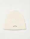 Paul & Shark Paul &amp; Shark Moon Badge Beanie In Neutral