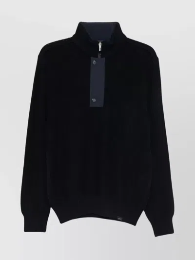 PAUL & SHARK HIGH COLLAR KNITWEAR FEATURING BUTTON DETAIL