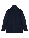 Paul & Shark High-neck Cashmere Jacket In Gold