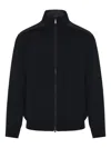 Paul & Shark High-neck Panelled Sweater In Black