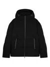 Paul & Shark Hooded Down Jacket In Black