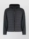 Paul & Shark Hooded Jacket Technical Fabric In Black
