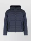 Paul & Shark Hooded Jacket Waterproof Fabric In Blue