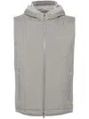 Paul & Shark Hooded Padded Gilet In Green