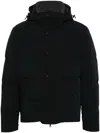 Paul & Shark Hooded Puffer Jacket In Black