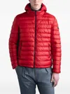 Paul & Shark Long-sleeved Down Jacket In Red