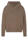Paul & Shark Hooded Sweater In Brown