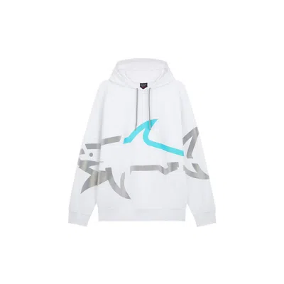 Paul & Shark Hooded Sweatshirt In White