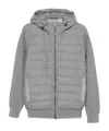 Paul & Shark Versatile Hooded Knitwear Featuring Pockets In Gray