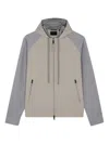 Paul & Shark Hooded Zip Jacket In Multi