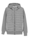 Paul & Shark Hooded Zip-fastening Sweater In Gray