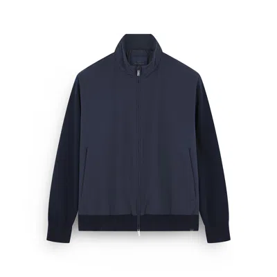 Paul & Shark Hybrid In Soft Cool Touch Wool And Typhoon® Re-4x4 Stretch In Blue