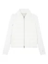 Paul & Shark Hybrid Zip-up Blouson In White
