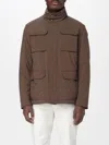 Paul & Shark Typhoon Platinum Field Jacket In Brown