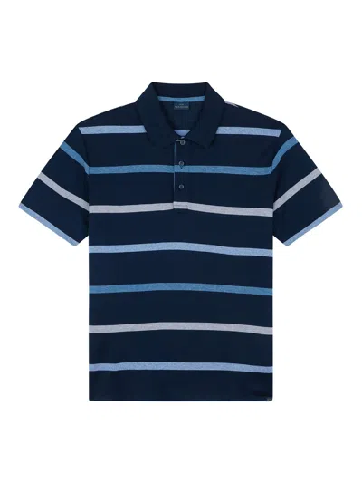 PAUL & SHARK JASPE 'COTTON POLE WITH STRIPED MOTIF