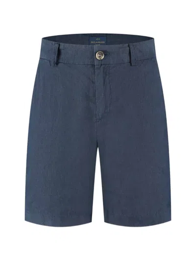 Paul & Shark Junior Kids' Buttoned Shorts In Blue