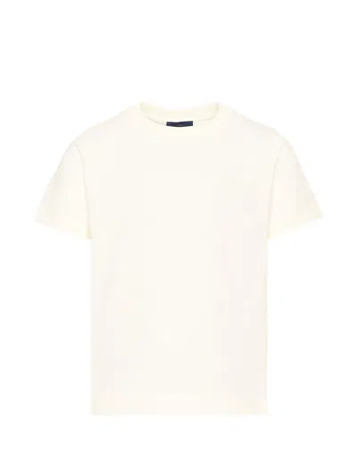 Paul & Shark Junior Kids' Logo-patch Short-sleeve T-shirt In White