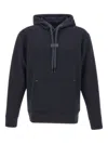 Paul & Shark Drawstring Hooded Sweatshirt In Blue