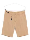 Paul & Shark Keychain Shorts In Brown