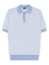 Paul & Shark Baby Blue Polo With Classic Collar And Button Fastening In Blue