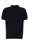 Paul & Shark Knitted Polo Shirt With Classic Collar In Black