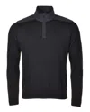 Paul & Shark Knitted Typhoon 2000 Half Zip Black In Blue