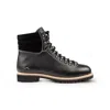 Paul & Shark Leather Ankle Boots In Black