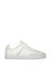 Paul & Shark Leather Panelled Sneakers In White