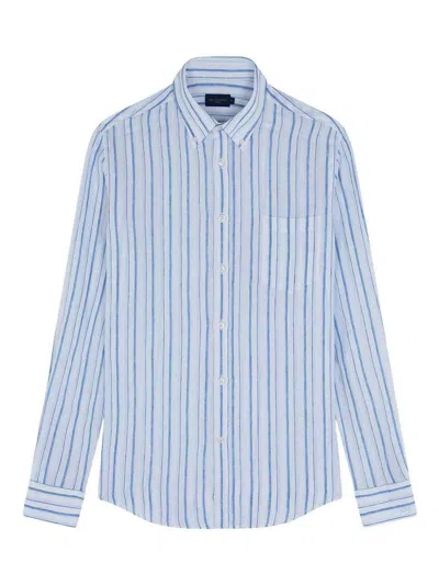 Paul & Shark Linen Shirt Button Down In White