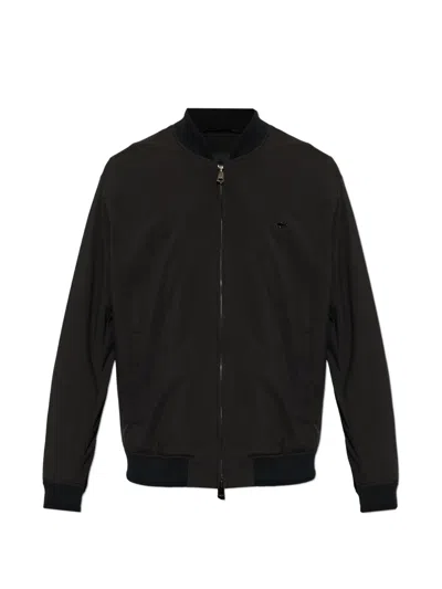 Paul & Shark Logo-appliqué Jacket In Black