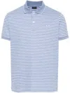Paul & Shark Logo-appliqué Polo Shirt In Blue