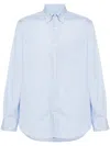 Paul & Shark Logo-appliqué Shirt In Blue