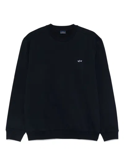PAUL & SHARK PAUL & SHARK LOGO APPLIQUÉ SWEATSHIRT
