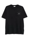 Paul & Shark Logo-detail Crew-neck T-shirt In Blue