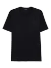 Paul & Shark Back-print Cotton T-shirt Clothing In Black